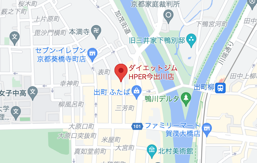 HPER今出川店 マップ