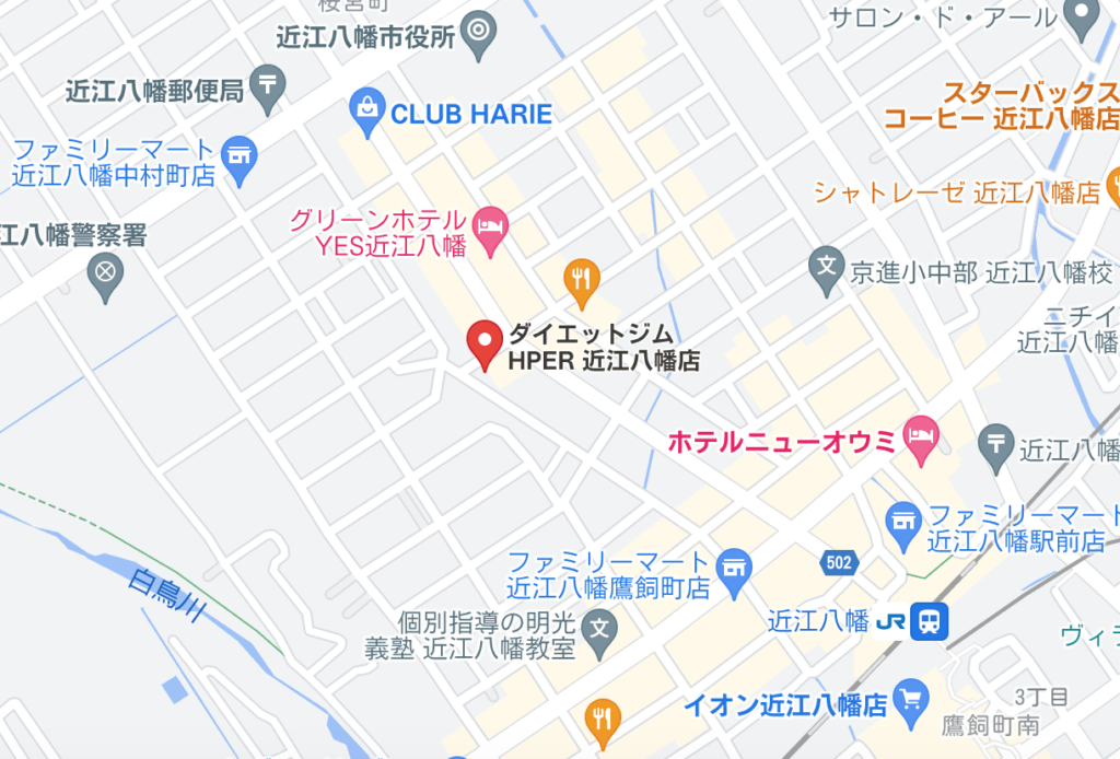 HPER近江八幡店 マップ