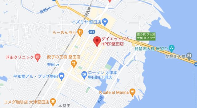 HPER堅田店　マップ
